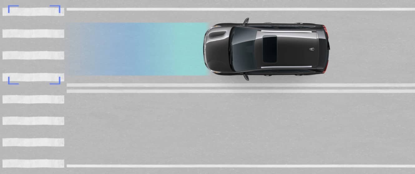Forward Collision-Avoidance Graphic